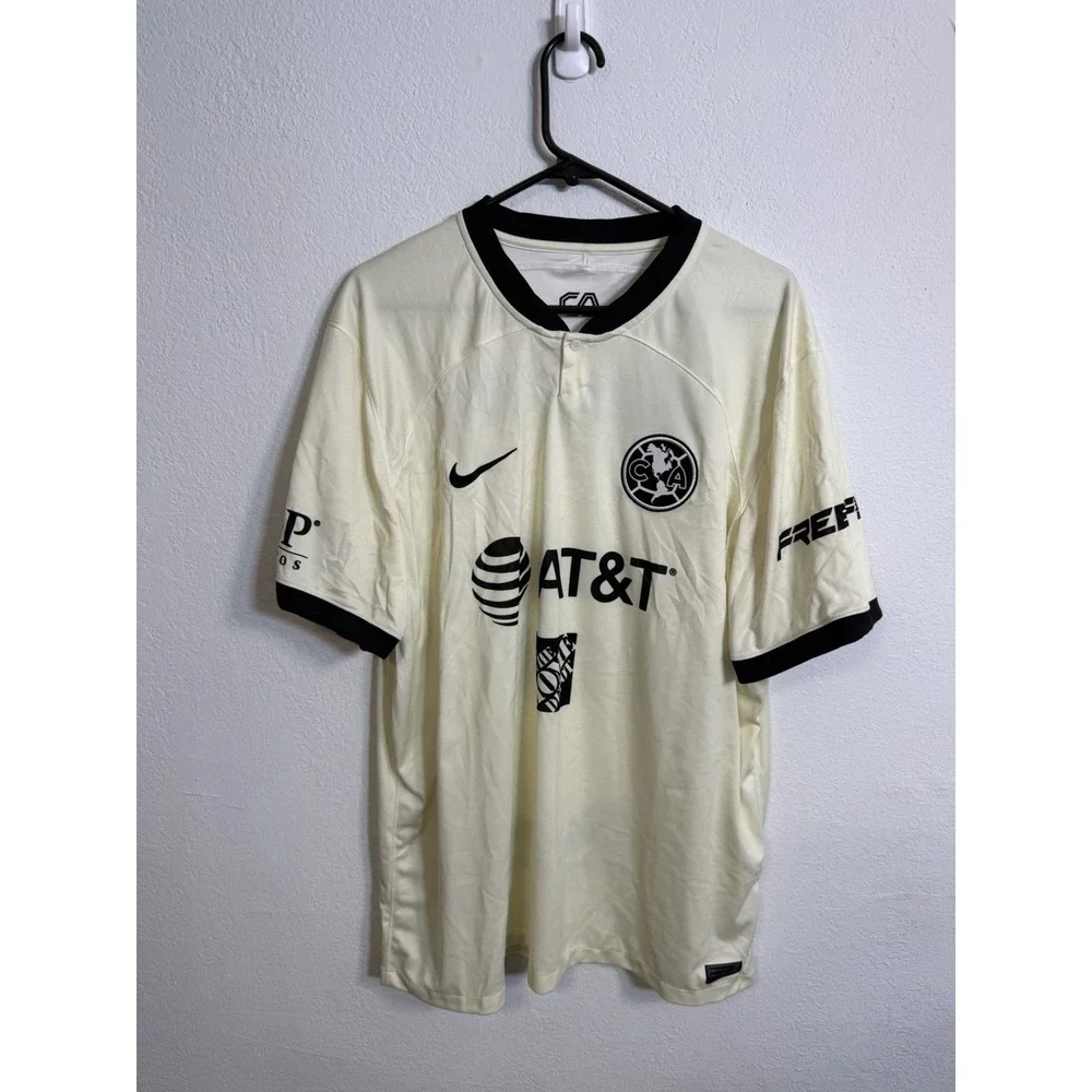 NEW NIKE CLUB AMERICA ADV‎ MATCH THIRD JERSEY 2023 White (DO8332-133) Sz XXL